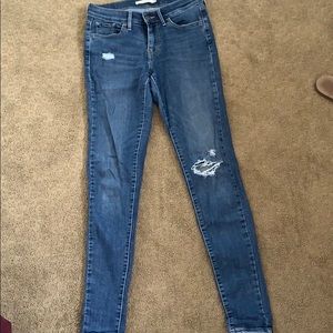 Levi 711 super skinny jeans